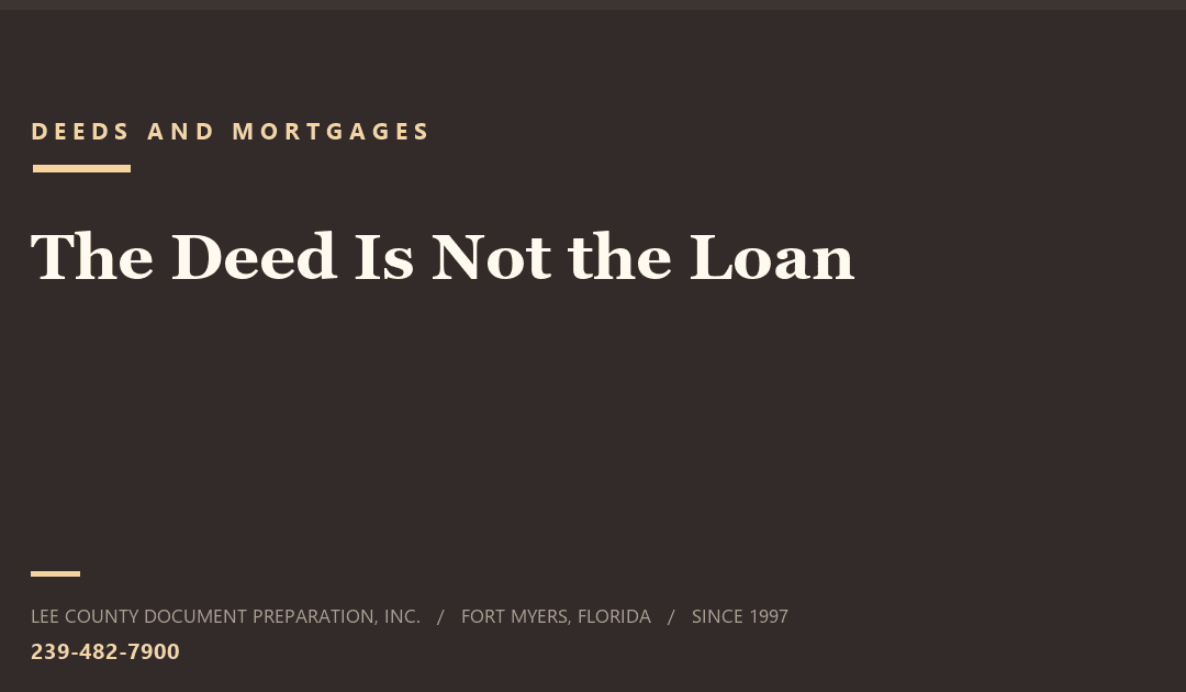 Does a Quit Claim Deed Remove You From the Mortgage in Florida?